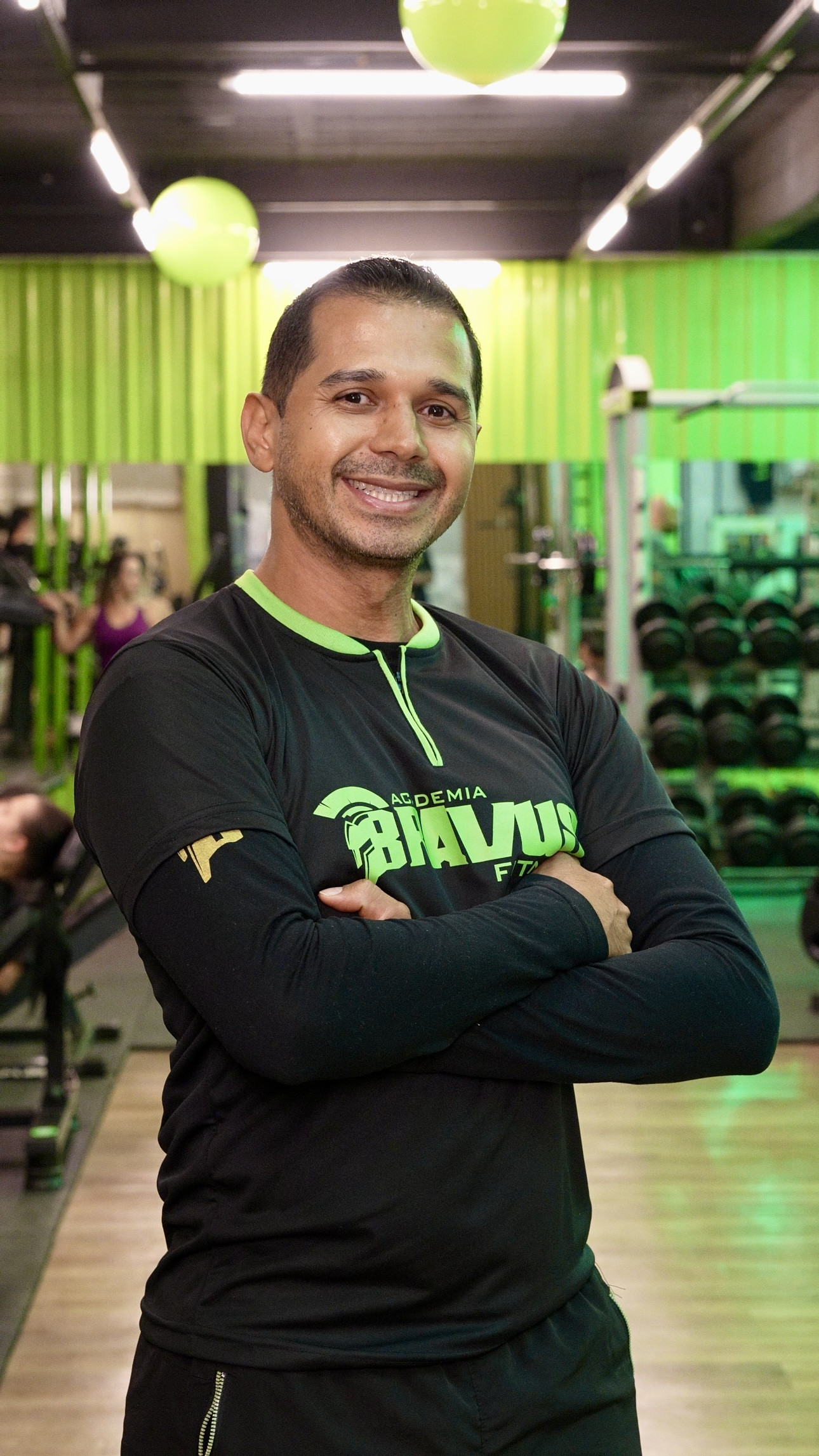 Ediel, Professor de musculação · Responsável técnico da Academia Bravus Fitness